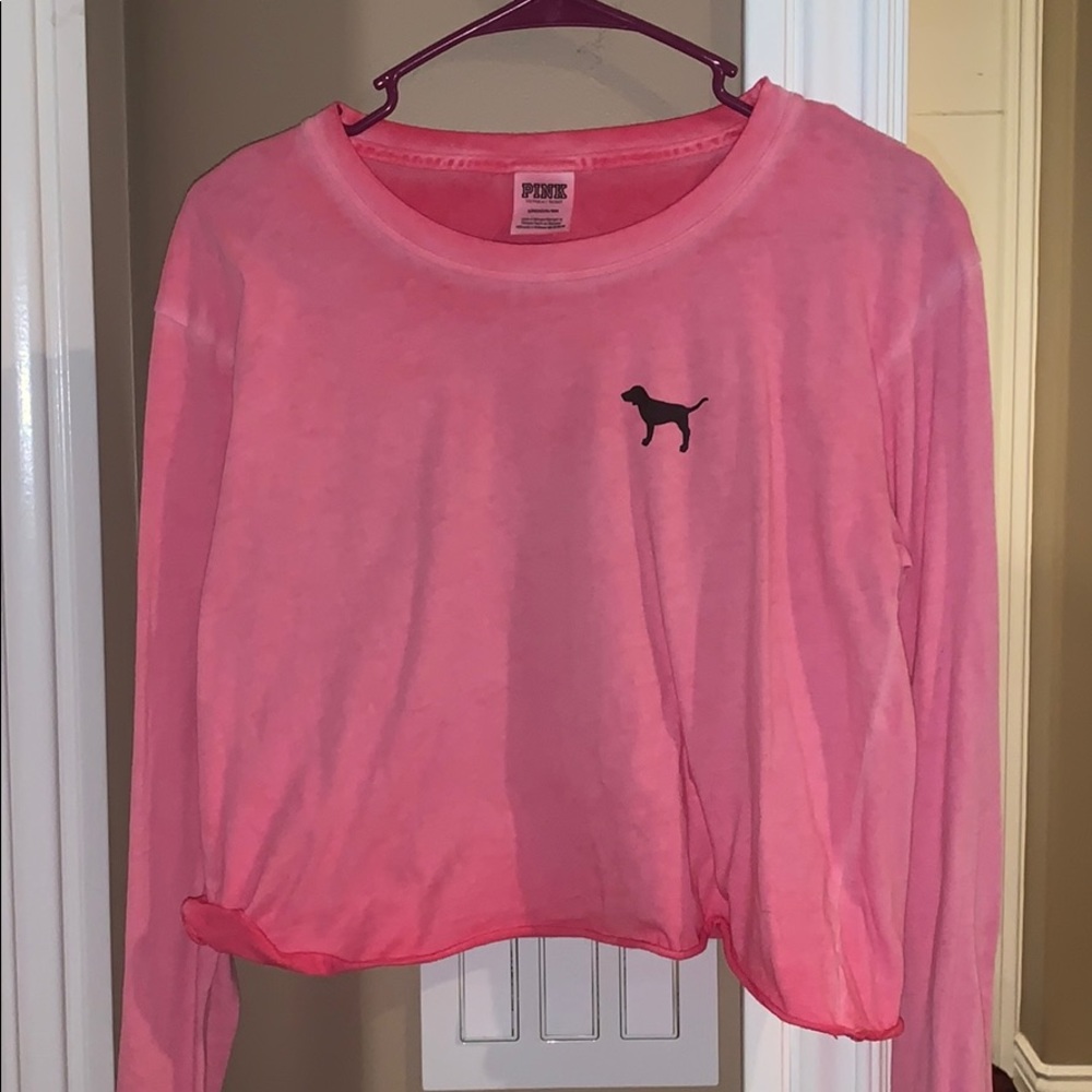 Ombre pink long sleeve PINK shirt
